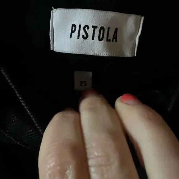 Pistola Lennon high rise bootcut jean blackbird size 25 - Picture 7 of 9